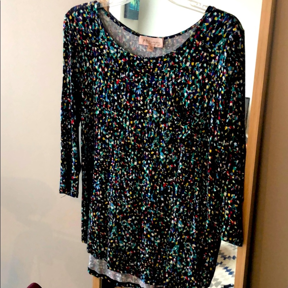 Multi colored top